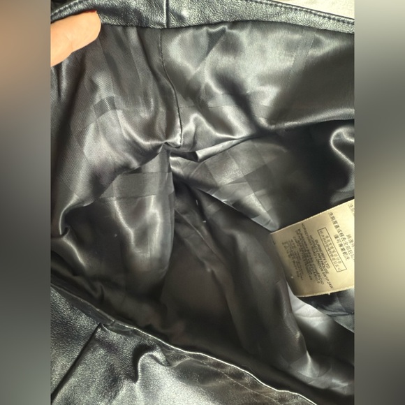 Genuine Burberry Brit Leather Dress Size 8 - Picture 7 of 8
